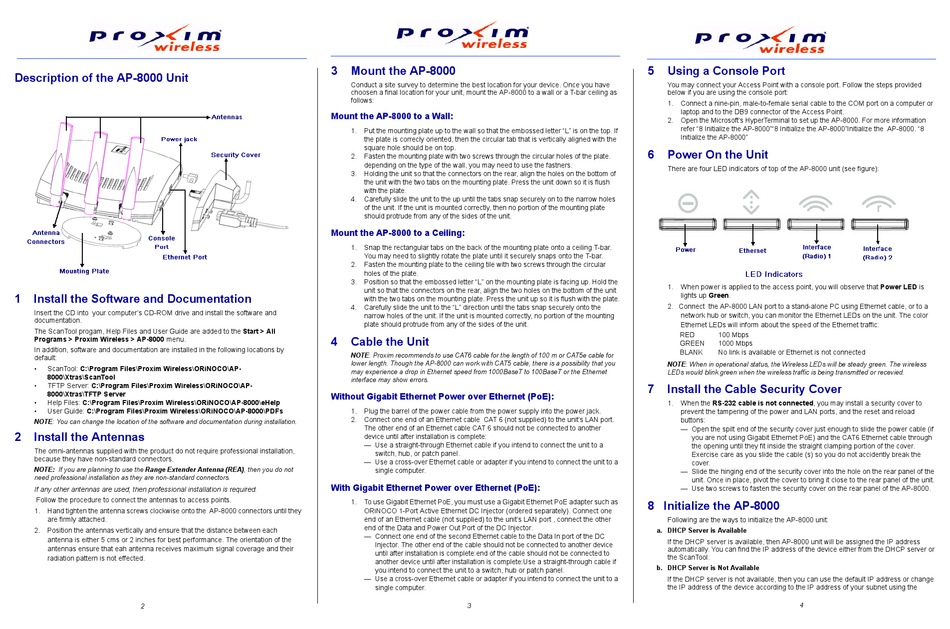 Proxim Ap 8000 User Manual Pdf Download Manualslib