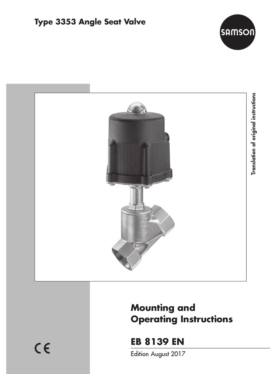 Samson Corporation 365534 EC8 Oil Control Handle With Digital Meter
