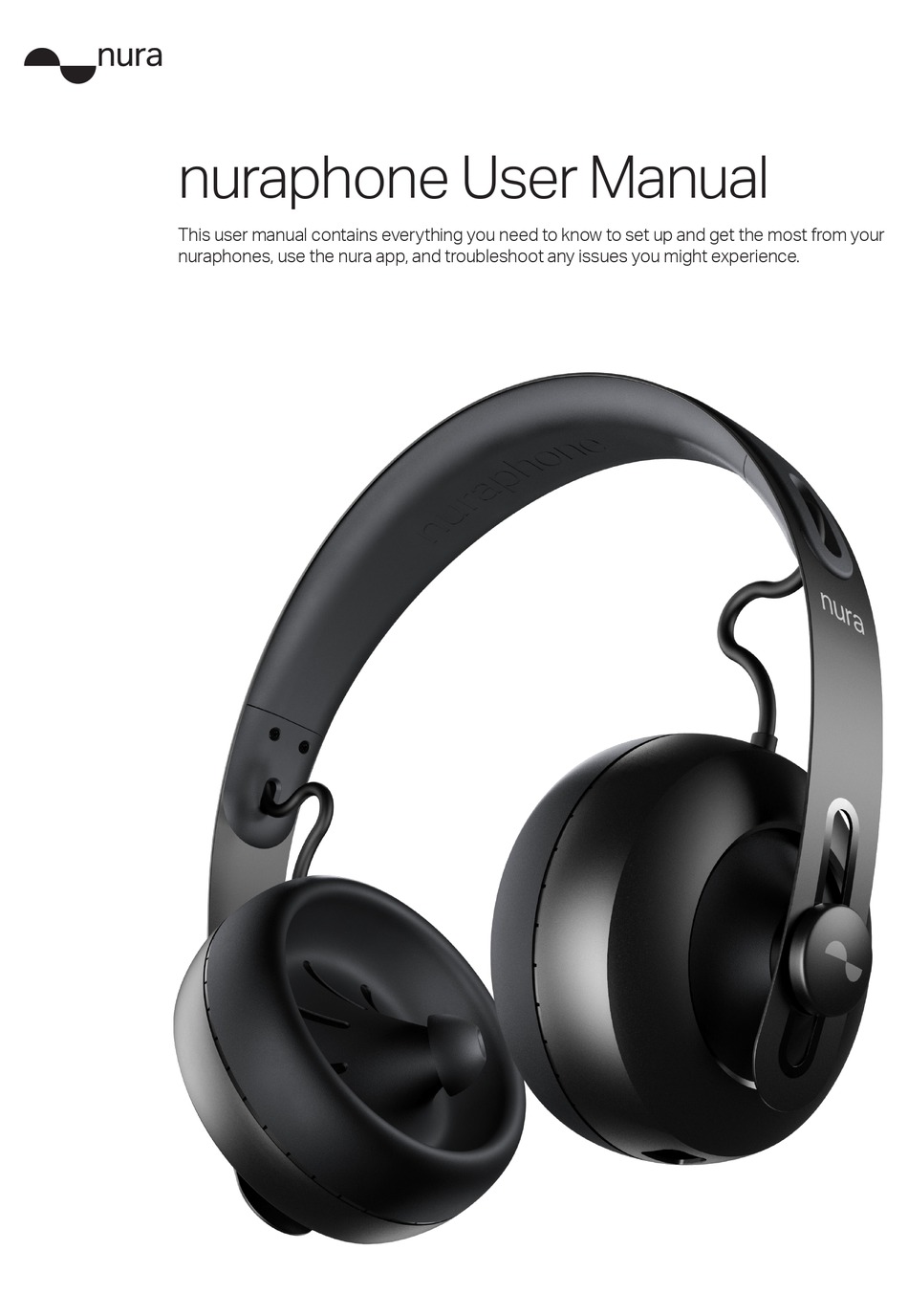 NURA NURAPHONE USER MANUAL Pdf Download ManualsLib