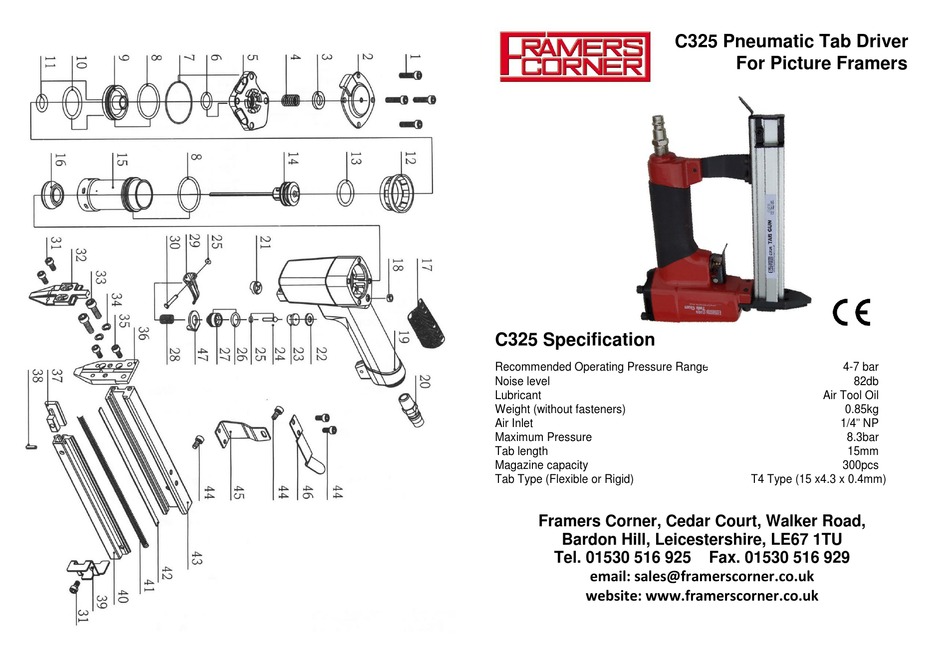 FRAMERS CORNER C325 USER MANUAL Pdf Download ManualsLib