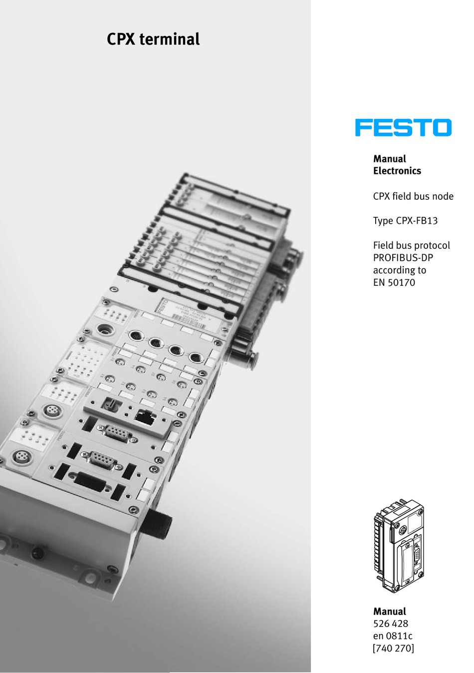 FESTO CPXFB13 MANUAL Pdf Download ManualsLib