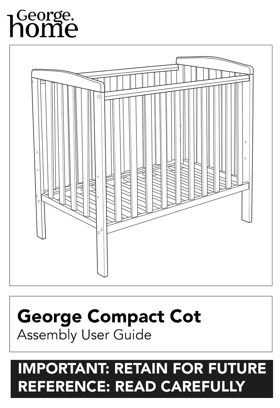 george space saver cot