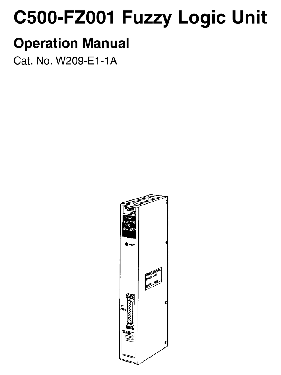 OMRON C500FZ001 ORIGINAL OPERATION MANUAL Pdf Download ManualsLib