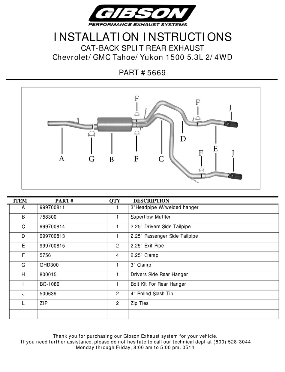GIBSON 5669 INSTALLATION INSTRUCTIONS Pdf Download ManualsLib
