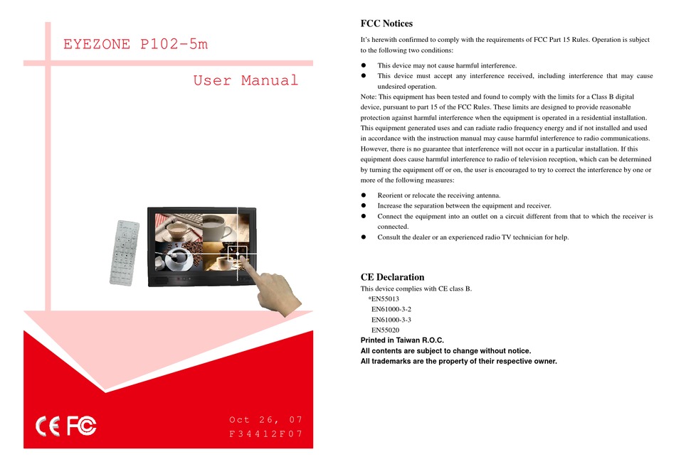 EYEZONE P1025M USER MANUAL Pdf Download ManualsLib