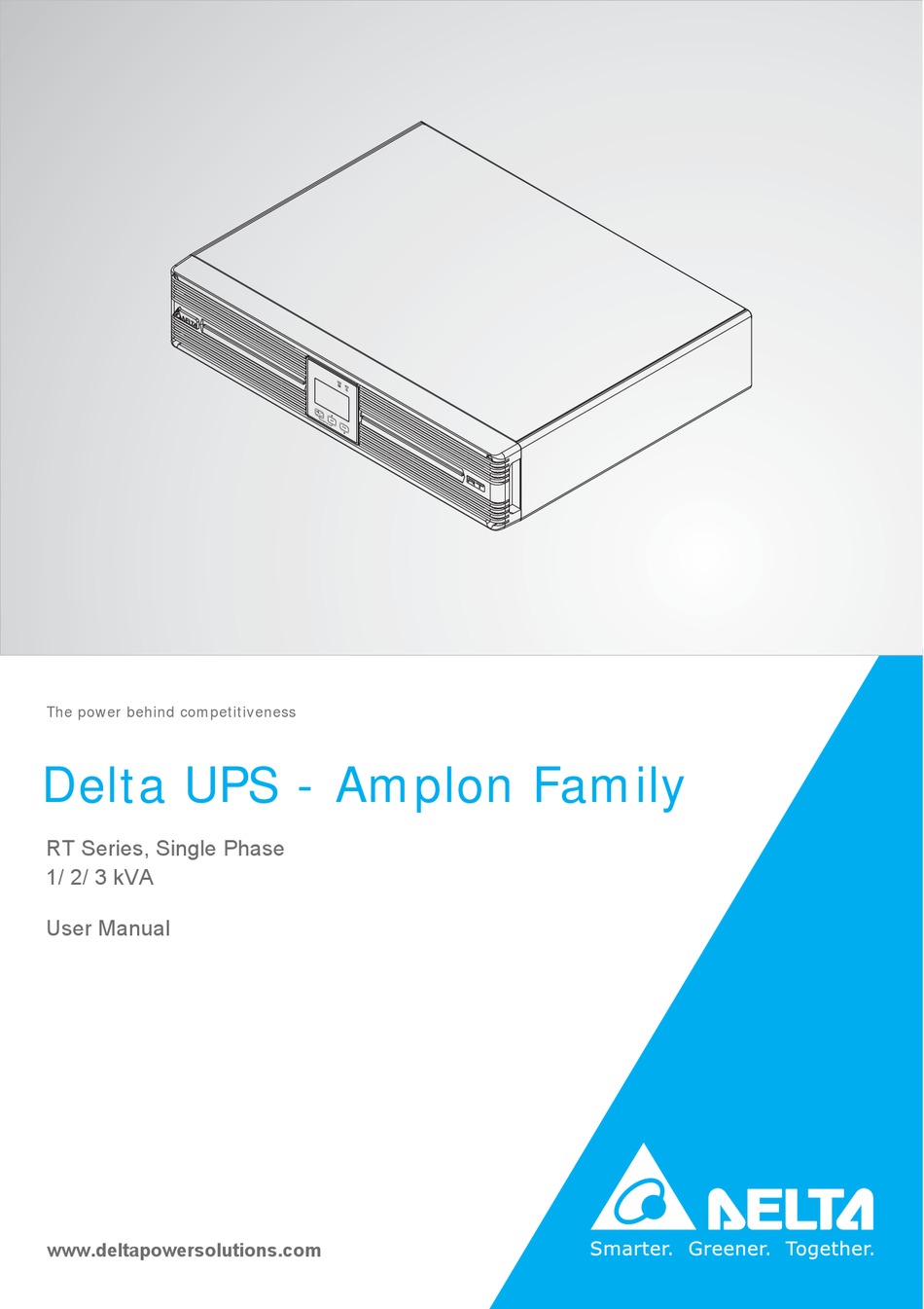 DELTA ELECTRONICS RT SERIES USER MANUAL Pdf Download | ManualsLib