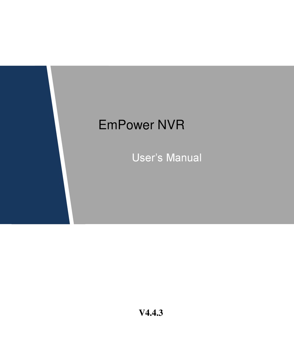 UNISIGHT EMPOWER NVR USER MANUAL Pdf Download ManualsLib