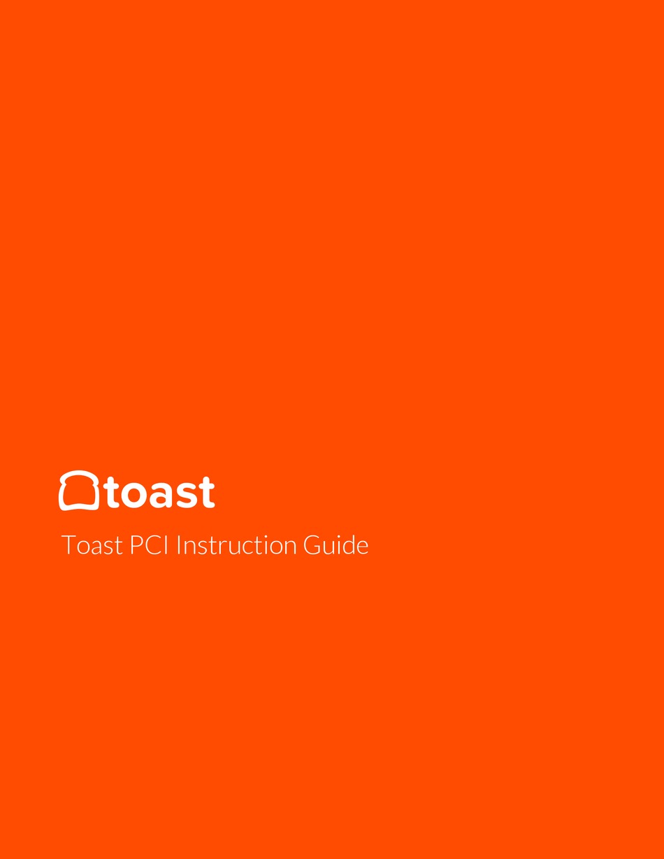 TOAST PCI INSTRUCTION MANUAL Pdf Download ManualsLib