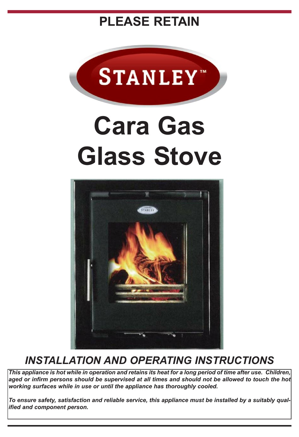 Cara Glass Insert Stove