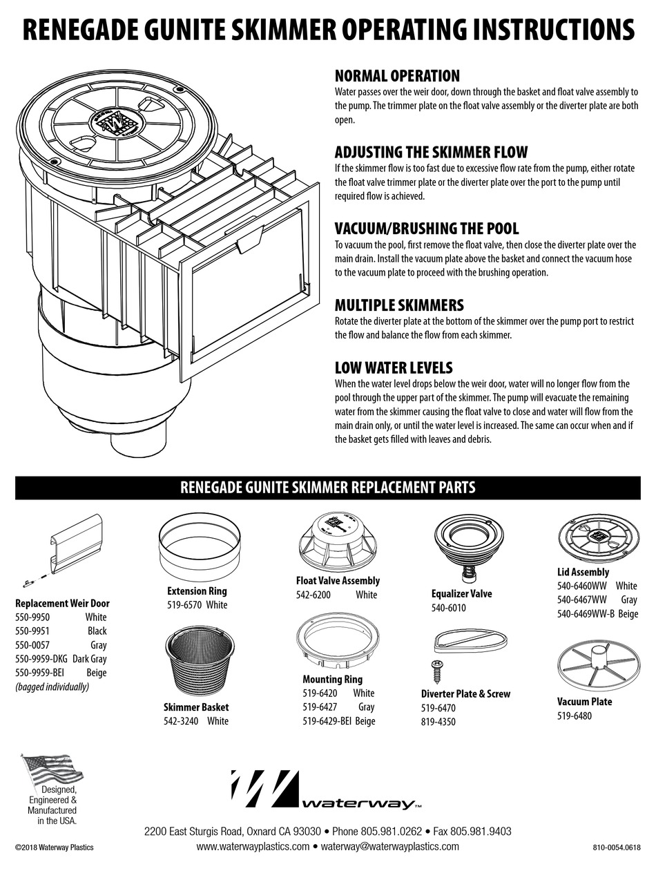 Waterway Renegade Operating Instructions Pdf Download Manualslib Waterway Renegade Operating Instructions Pdf Download Manualslib