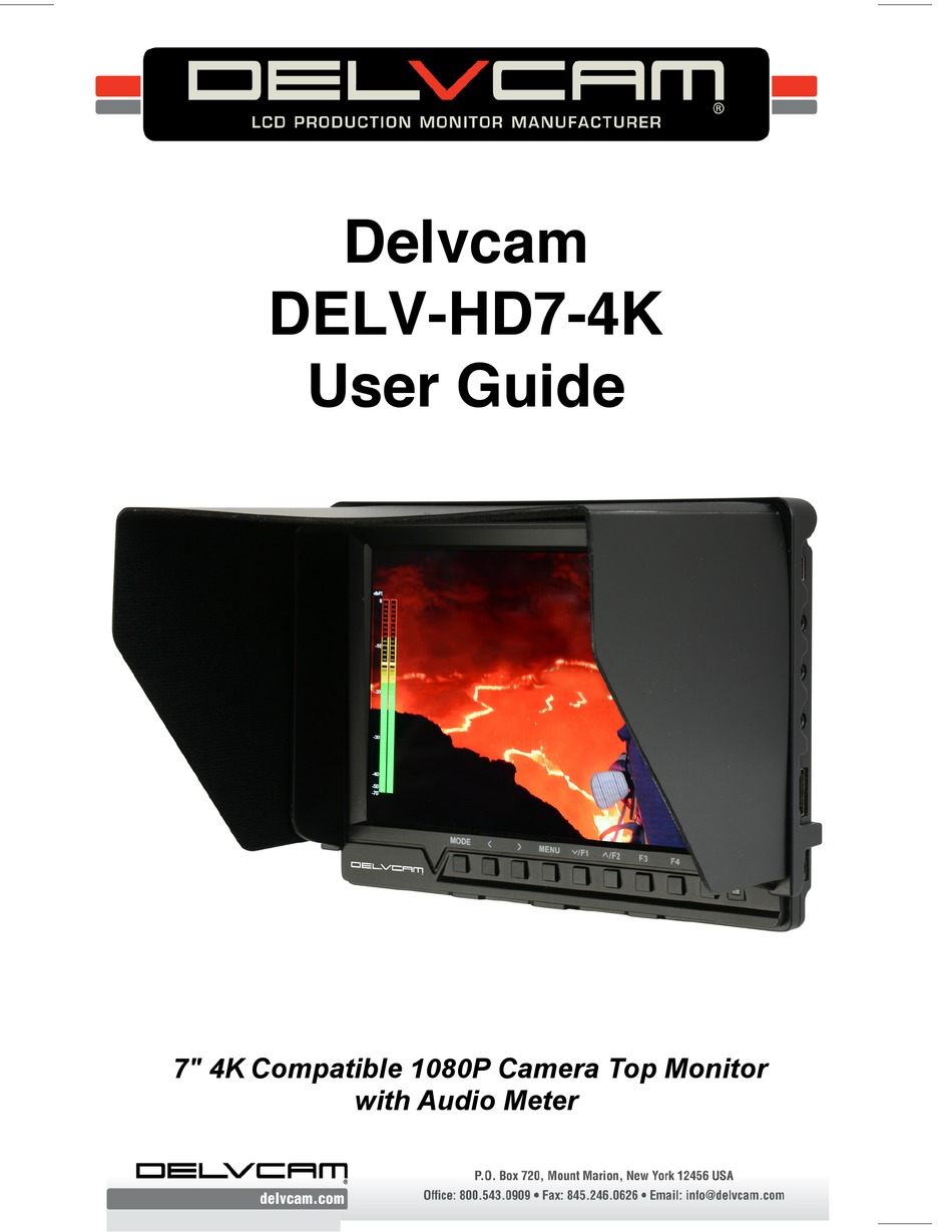 DELVCAM DELV-HD7-4K USER MANUAL Pdf Download | ManualsLib