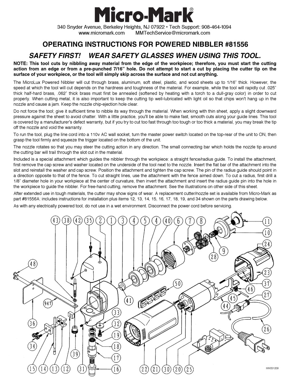 MICROMARK 81556 OPERATING INSTRUCTIONS Pdf Download ManualsLib