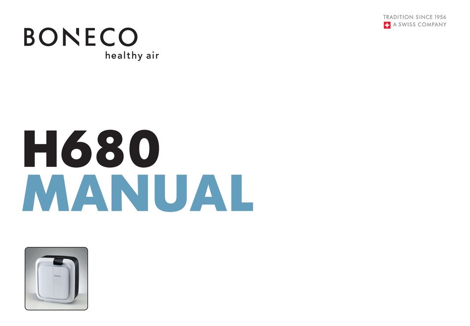 BONECO H680 MANUAL Pdf Download ManualsLib