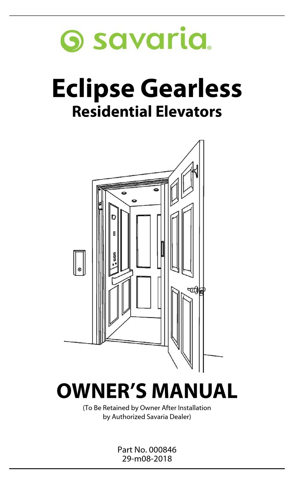 SAVARIA ECLIPSE GEARLESS OWNER'S MANUAL Pdf Download | ManualsLib