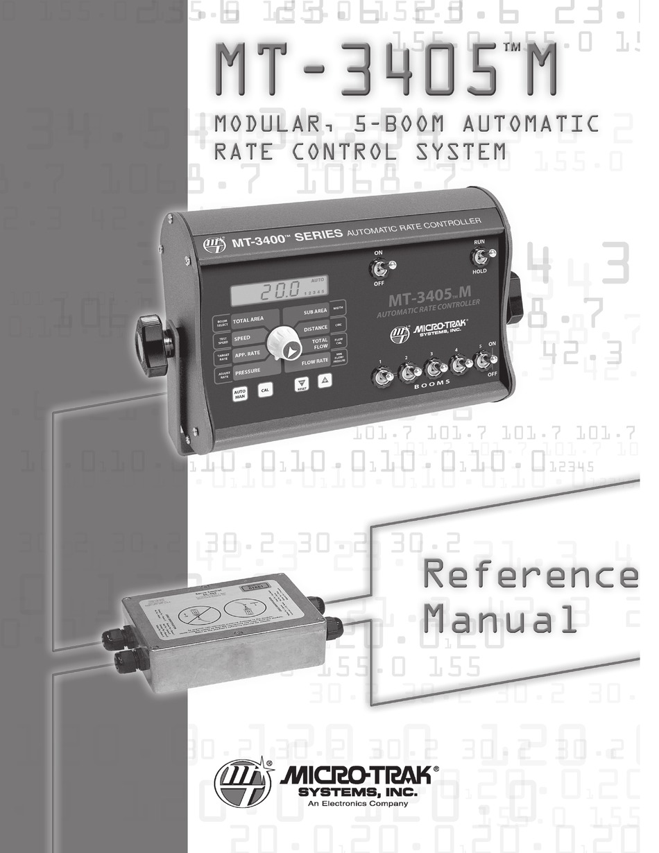 MICRO-TRAK MT-3405 M REFERENCE MANUAL Pdf Download | ManualsLib