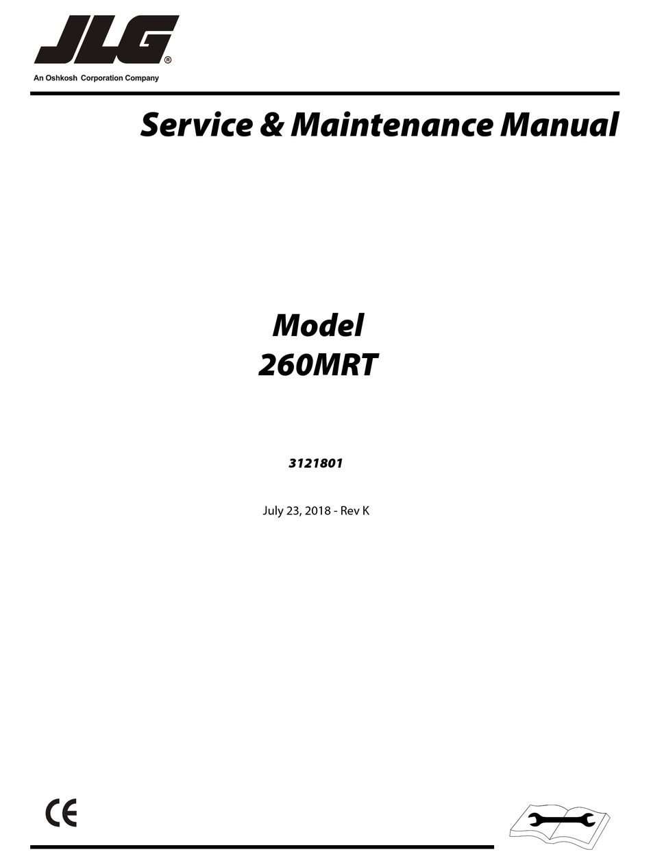 Jlg 260mrt Service And Maintenance Manual Pdf Download Manualslib