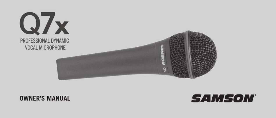 samson q1u microphone setup