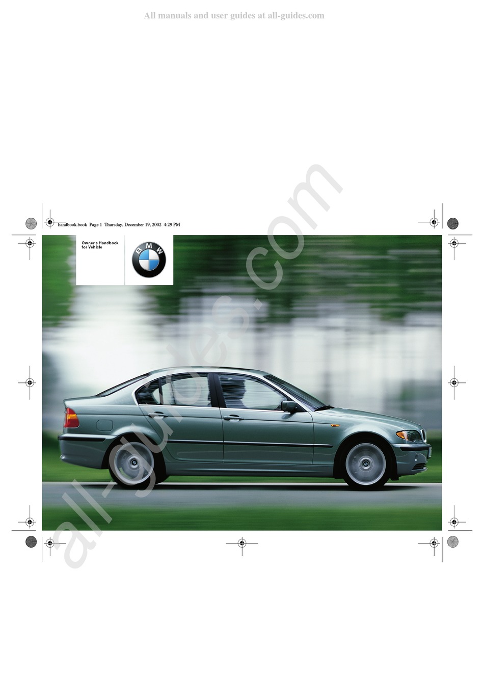 Bmw 316i 2003 Owner S Handbook Manual Pdf Download Manualslib