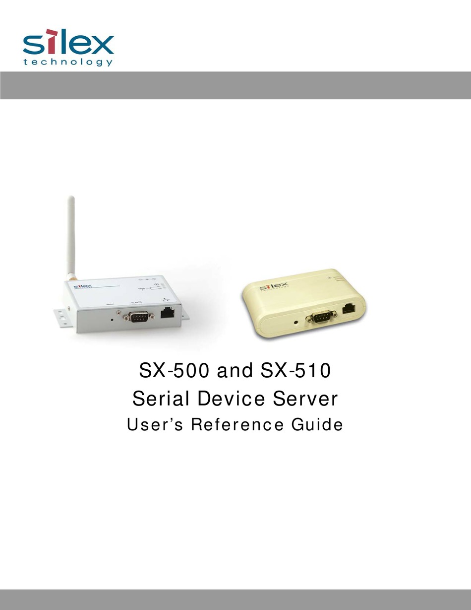 Silex Technology Sx 500 Series Reference Manual Pdf Download Manualslib