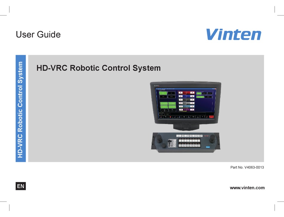 VINTEN HDVRC USER MANUAL Pdf Download ManualsLib