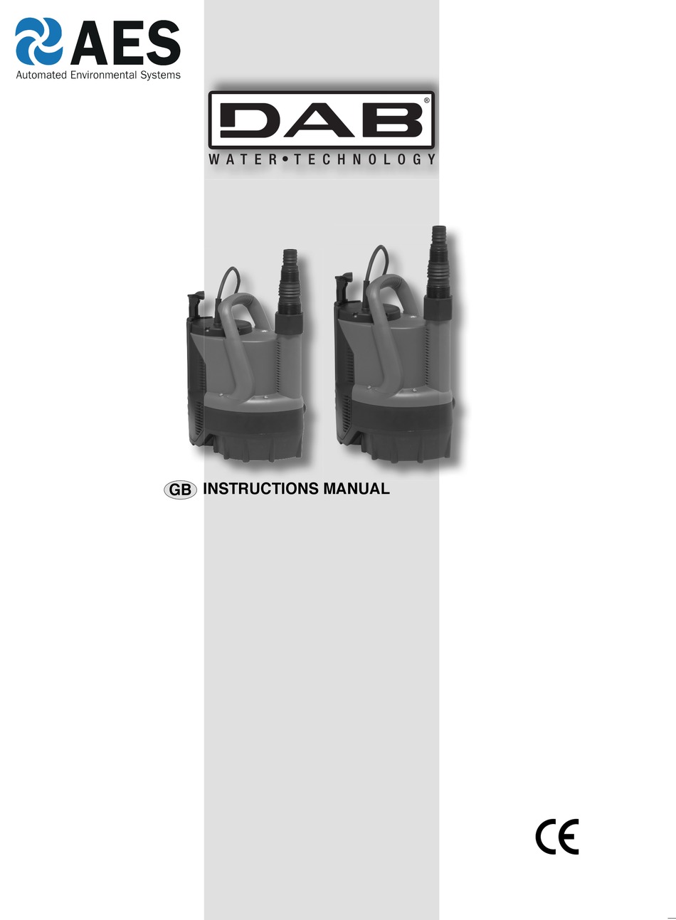 DAB VERTY NOVA 200 INSTRUCTION MANUAL Pdf Download | ManualsLib