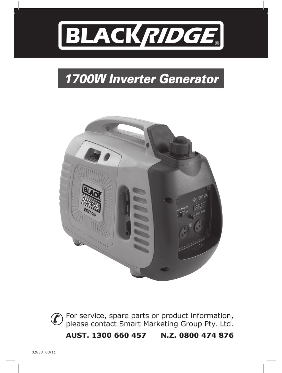 BLACKRIDGE BRG1700 USER MANUAL Pdf Download ManualsLib
