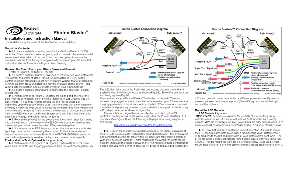 Photon Blaster Turn Signals