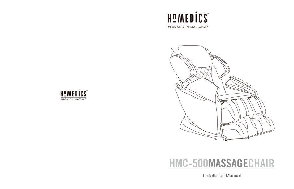 Homedics Hmc 500 Installation Manual Pdf Download Manualslib