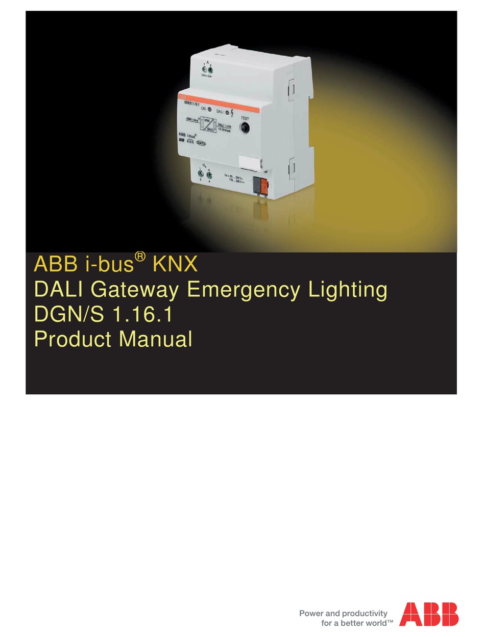 ABB DG/S 1.16.1 EIB KNX DALI-Gateway 
