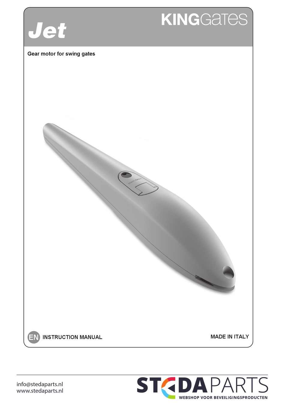 KING GATES JET SERIES INSTRUCTION MANUAL Pdf Download ManualsLib