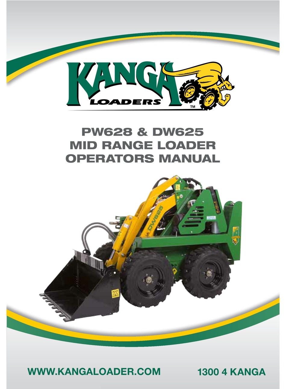 Kanga Pw628 Operator S Manual Pdf Download Manualslib