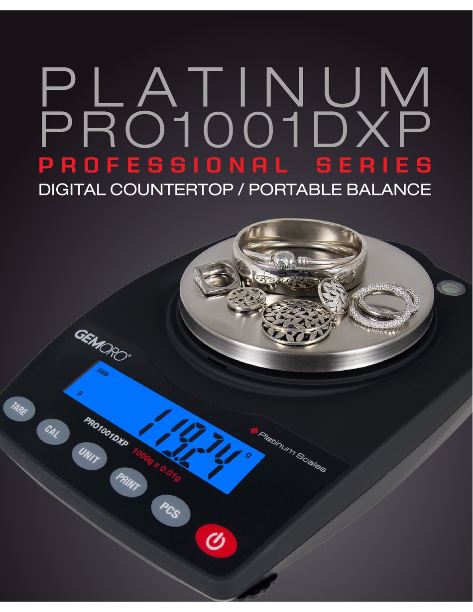 GemOro Platinum M100XP Micro Digital Scale