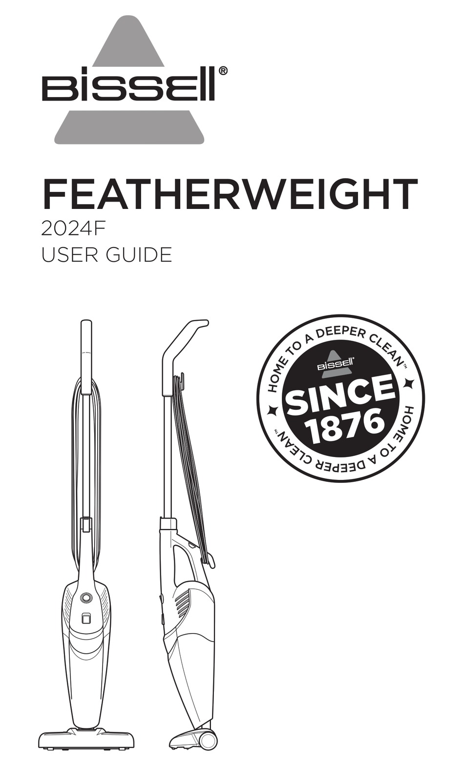 BISSELL FEATHERWEIGHT 2024F USER MANUAL Pdf Download ManualsLib