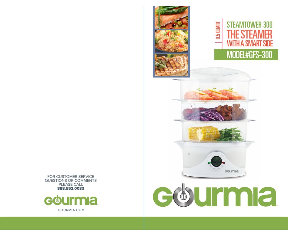 GOURMIA STEAMTOWER 300 USER MANUAL Pdf Download ManualsLib