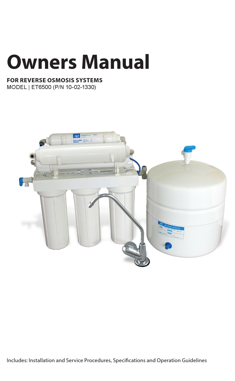 AMERIFLOW WATER SYSTEMS INC. ET6500 OWNER