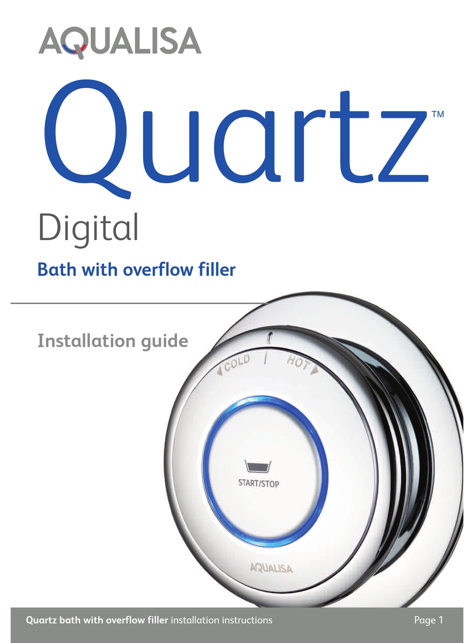 AQUALISA QUARTZ DIGITAL SERIES INSTALLATION MANUAL Pdf Download