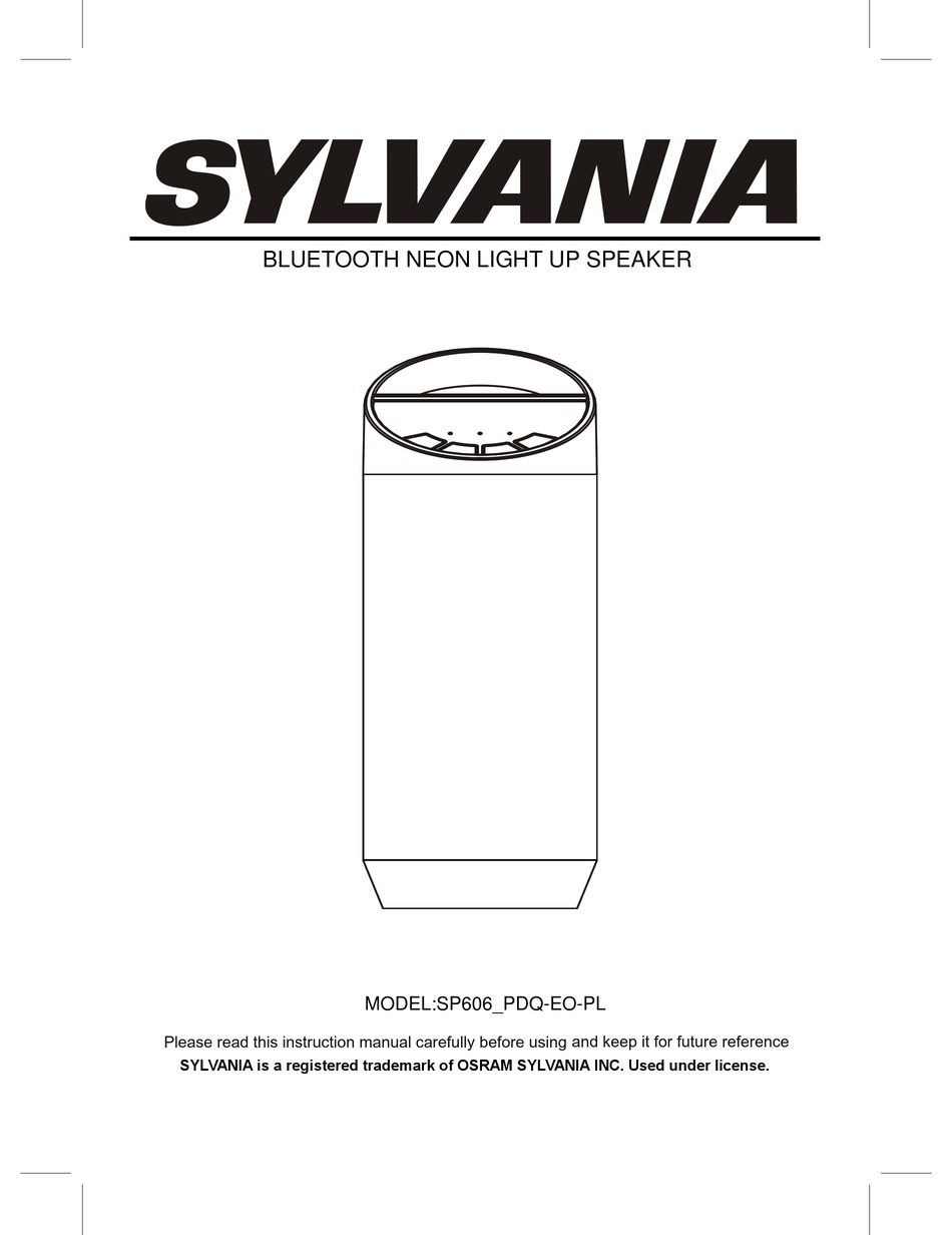 SYLVANIA SP606-PDQ-EO-PL MANUAL Pdf Download | ManualsLib