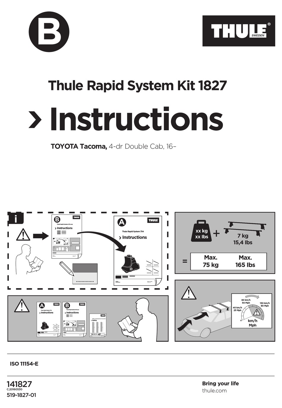 Thule fit 2025 kit 1827