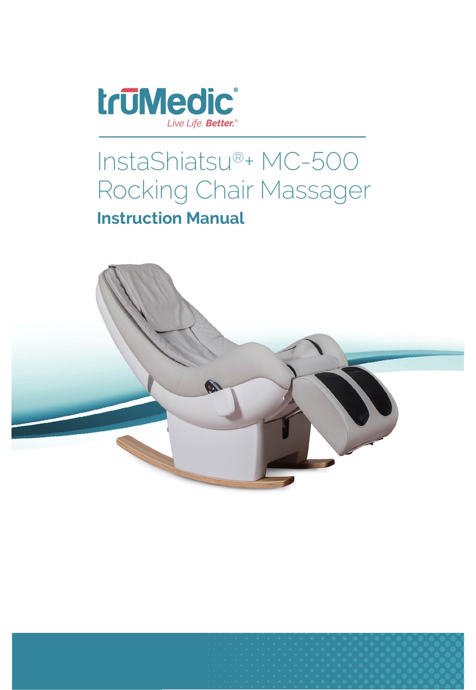 trumedic rocking massage chair