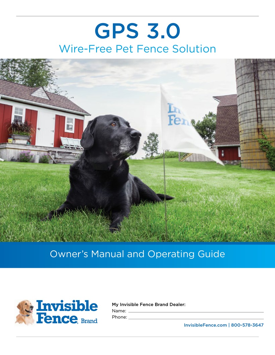 Invisible Fence Gps 3 0 Owners Manual And Operating Manual Pdf Download Manualslib