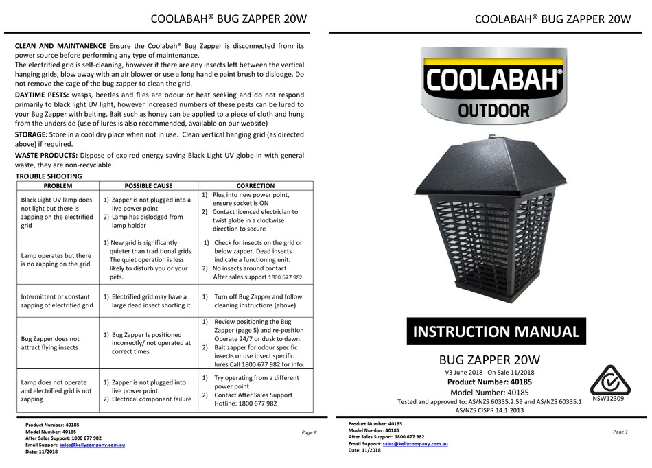 coolabah bug zapper