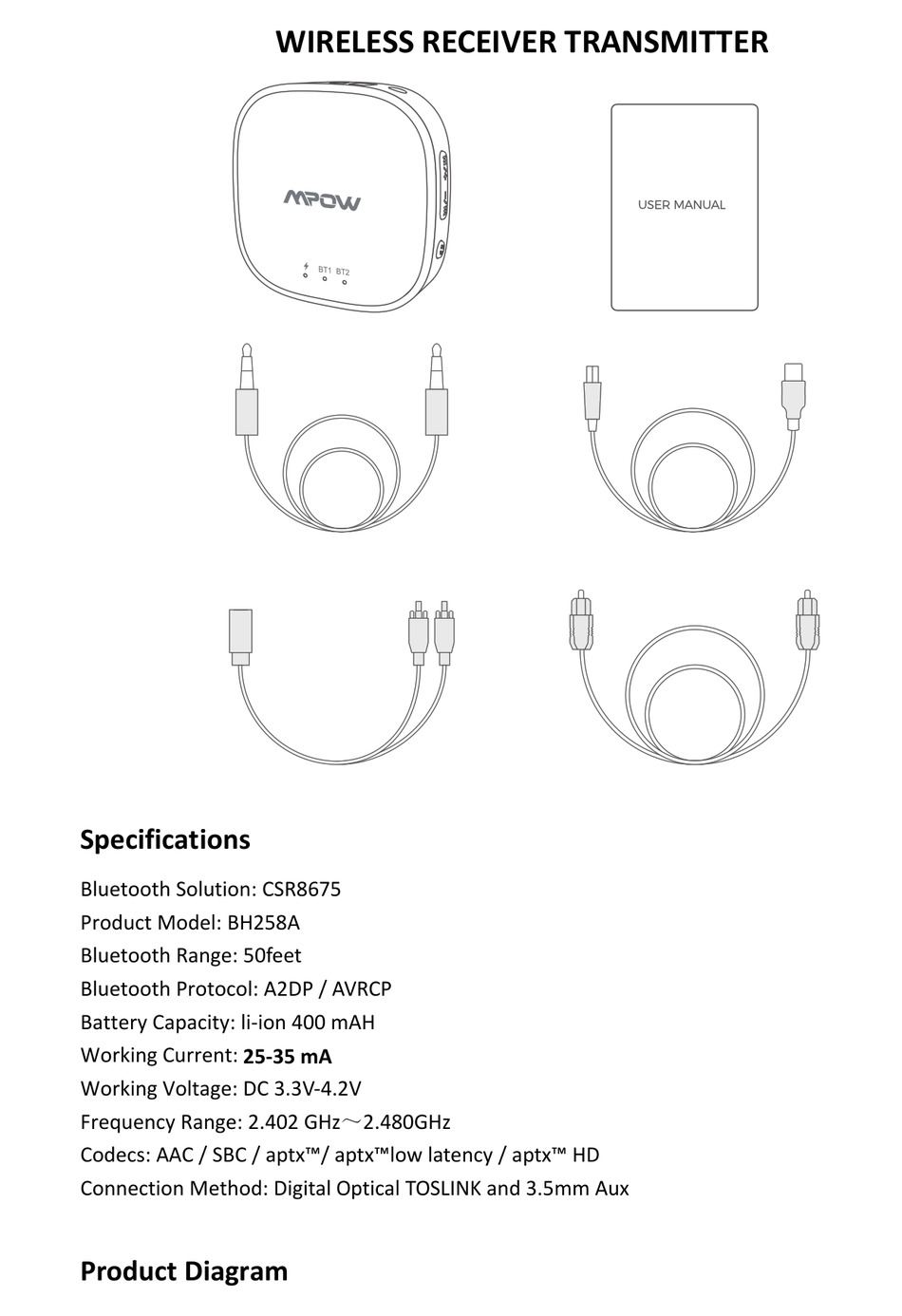 Mpow bh051b hot sale