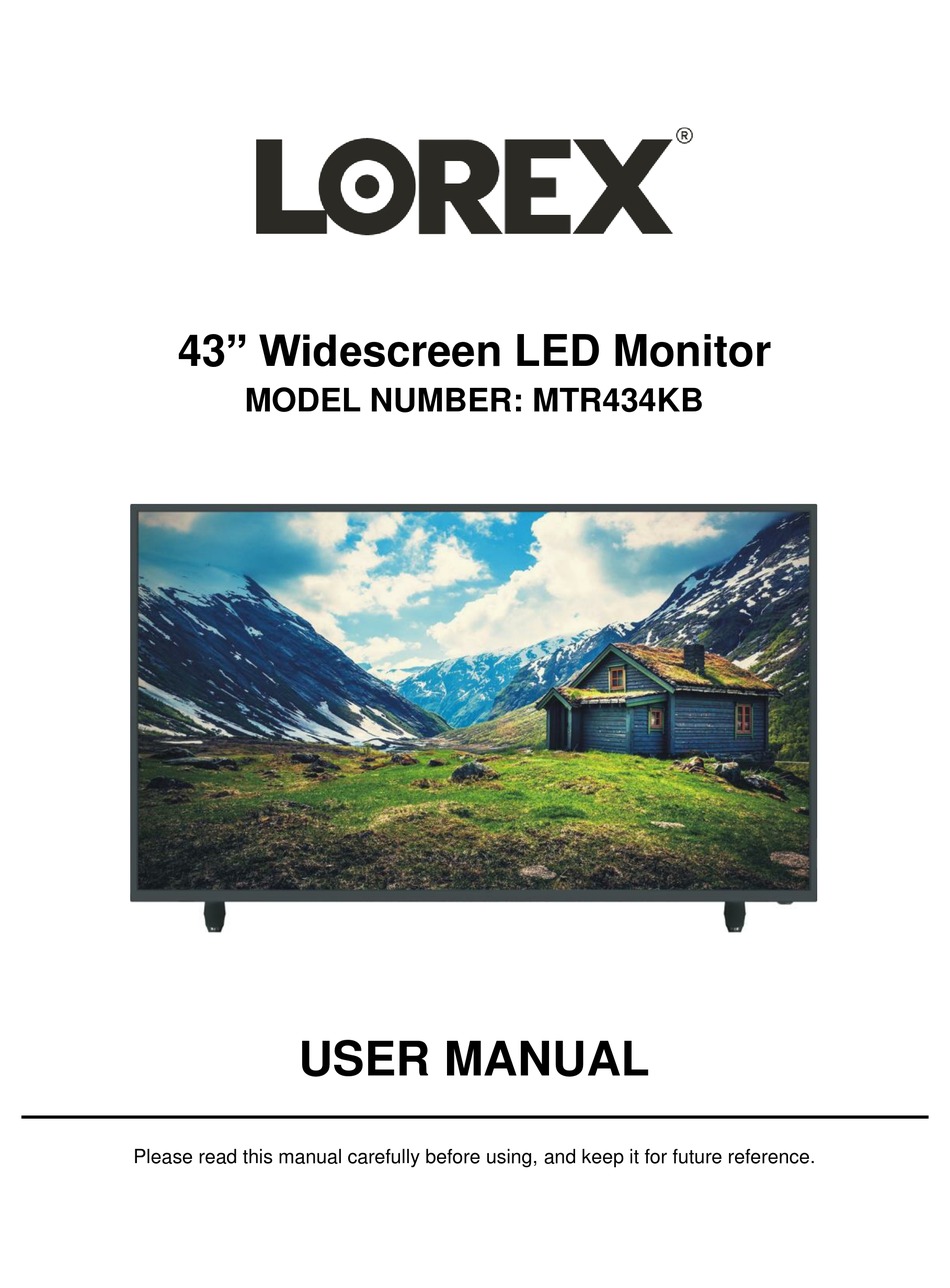 LOREX MTR434KB USER MANUAL Pdf Download | ManualsLib