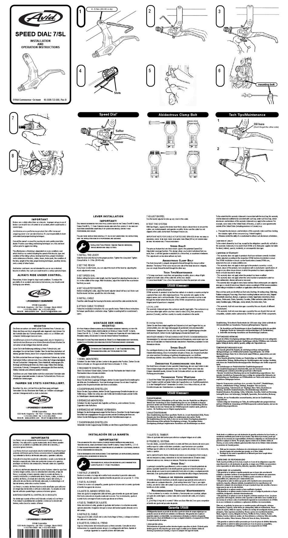 AVID TECHNOLOGY SPEED DIAL 7 INSTALLATION AND OPERATION INSTRUCTIONS Pdf Download ManualsLib