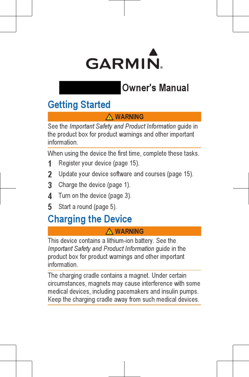 garmin f35 manual