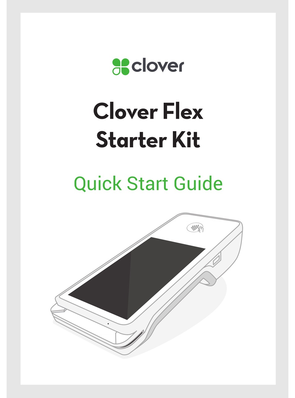 CLOVER FLEX QUICK START MANUAL Pdf Download ManualsLib