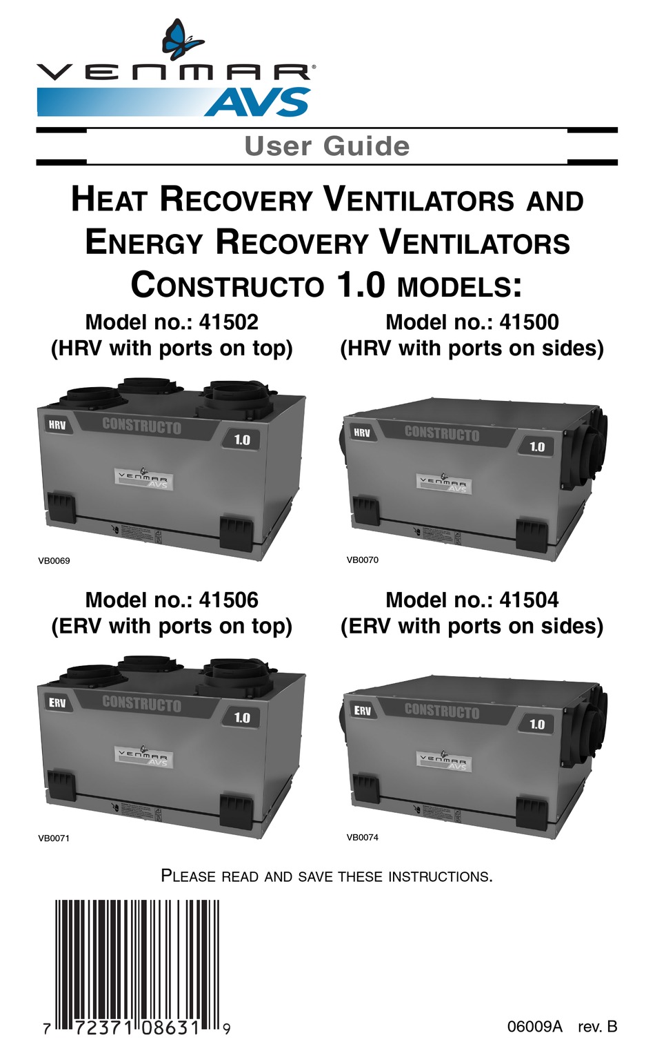 VENMAR 41502 FAN USER MANUAL ManualsLib