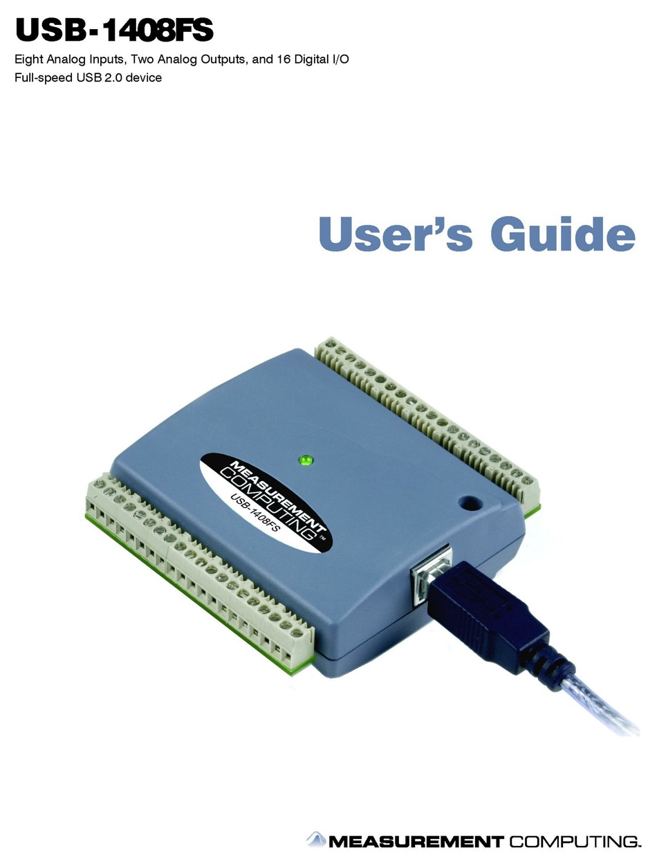 USB-1208LS USB-Based 8 Channel Data Acquisition Device