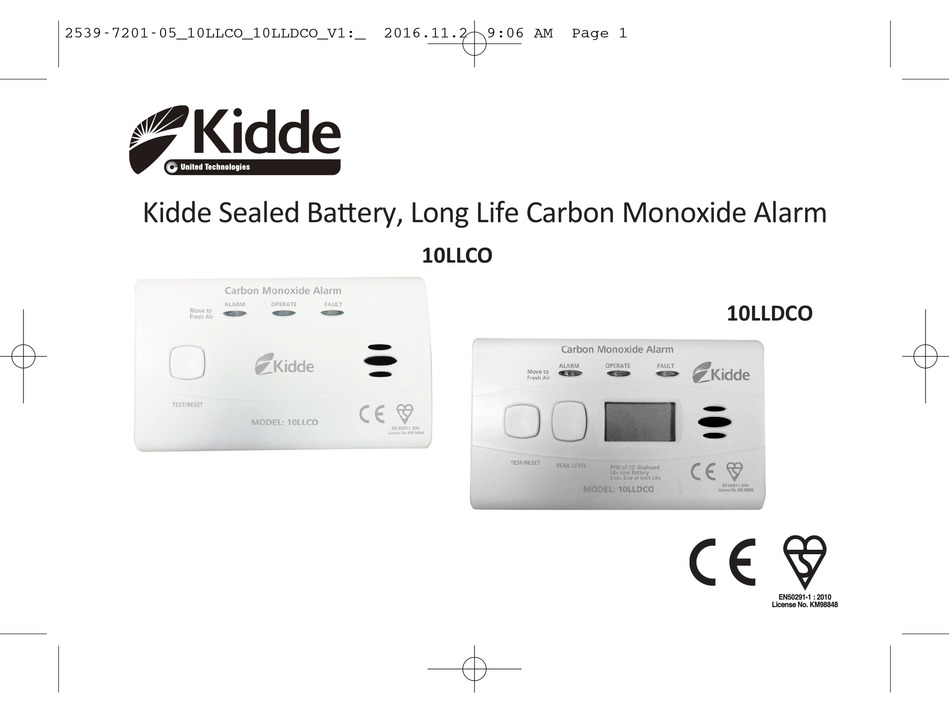 KIDDE 10LLDCO MANUAL Pdf Download | ManualsLib