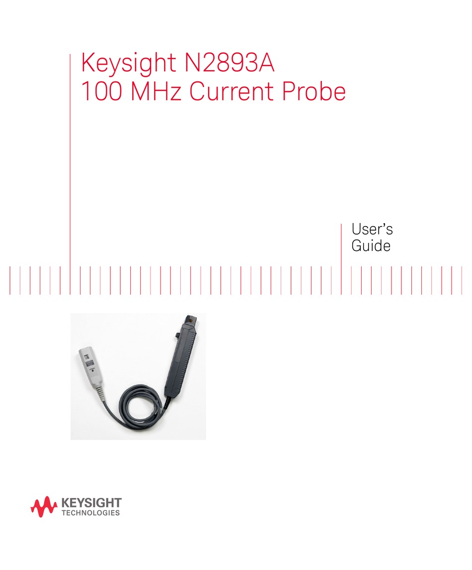 KEYSIGHT TECHNOLOGIES N2893A USER MANUAL Pdf Download ManualsLib